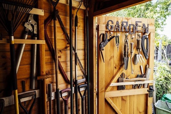garden tool storage